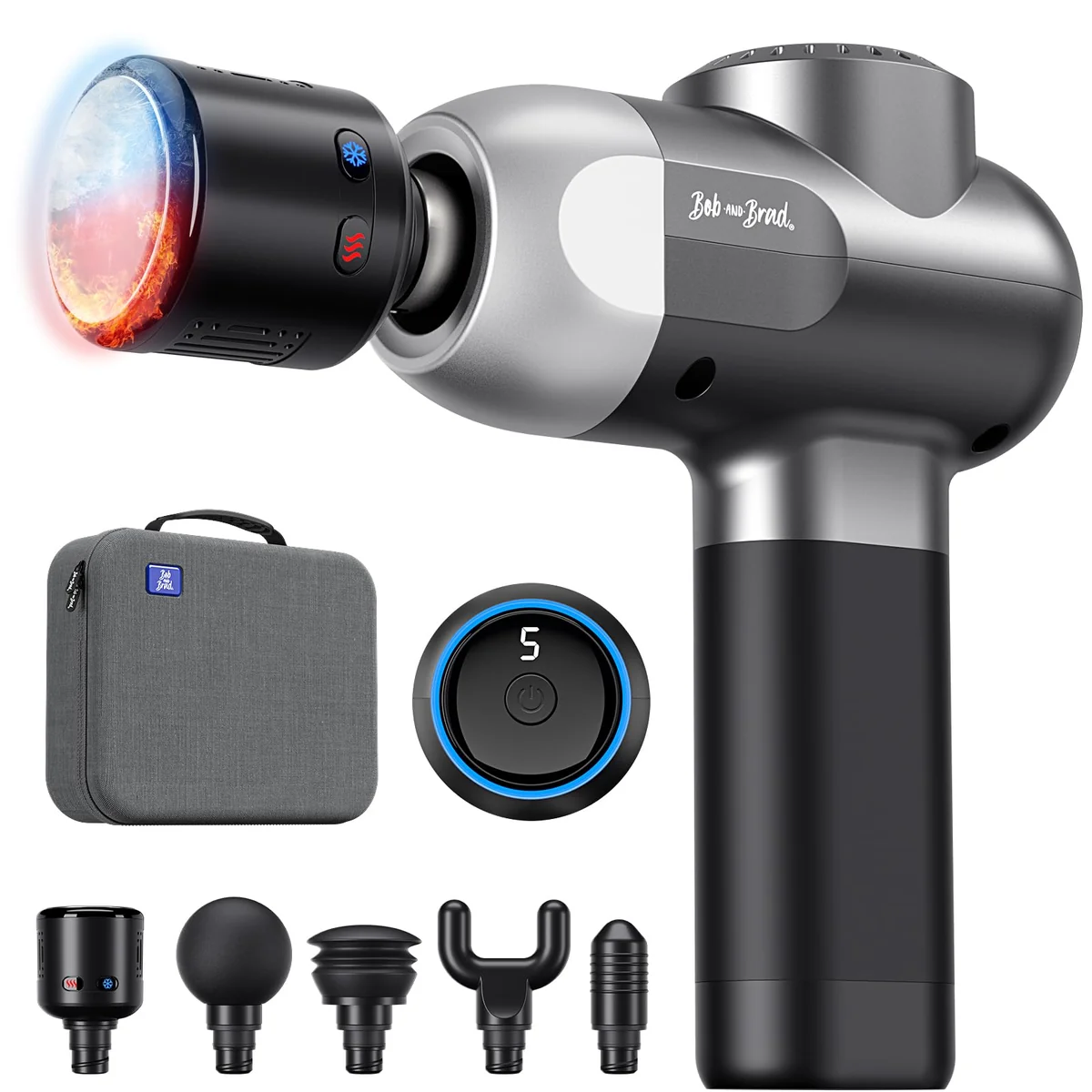 BOB AND BRAD C2 Pro Massage Gun with Heat and Cold Therapy Review